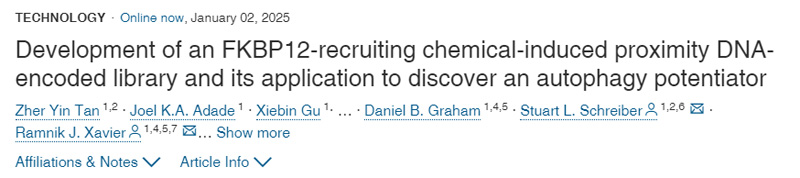 FKBP12招募化學誘導鄰近DNA編碼文庫的開發及其在自噬增強劑中的應用