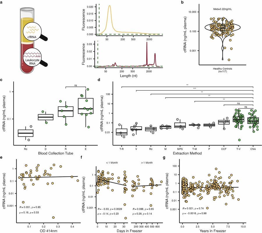 血液采集和cfRNA提取的優(yōu)化