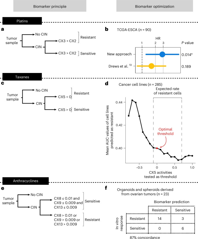  優(yōu)化用于預(yù)測(cè)泛癌種化療耐藥性的生物標(biāo)志物