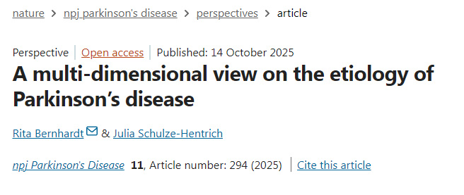 帕金森病病因學的多維視角