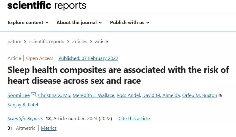 熬夜傷“心”！睡眠不足會(huì)使心臟病風(fēng)險(xiǎn)增加三倍！