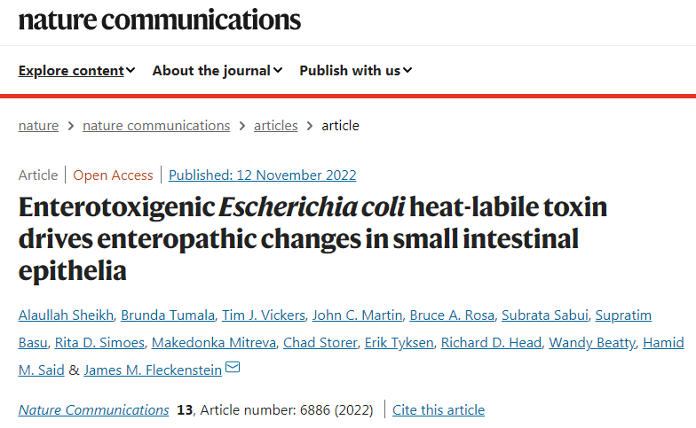 研究發(fā)現(xiàn)大腸桿菌會(huì)破壞腸道，導(dǎo)致營養(yǎng)不良和發(fā)育不良