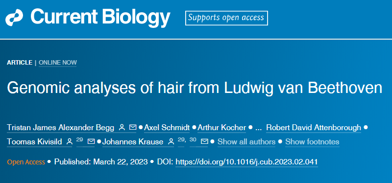 研究人員首次對貝多芬基因組進行了測序