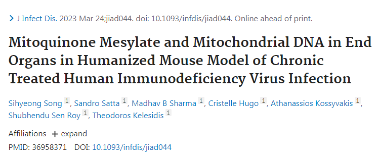 MitoQ可以保護細胞免受氧化損傷的影響